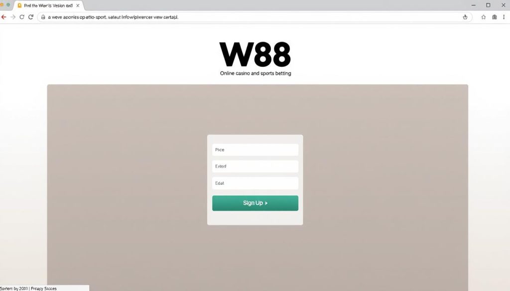 วิธีสมัคร W88
